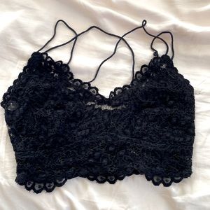 Black Velvet Free People Bralette